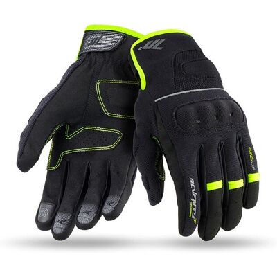 Guanti Moto Seventy Degrees SD-C54 - Nero e Giallo Fluorescente - 2XL Guanti Moto Seventy Degrees SD-C54 - Nero e Giallo Fluorescente - 2XL