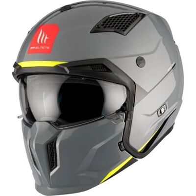 Casque MT Helmets Streetfighter SV Trial - Gris - Publicité Casque MT Helmets Streetfighter SV Trial - Gris - Publicité