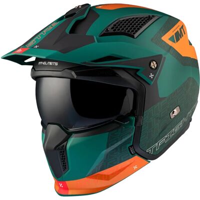 Casque MT Helmets Streetfighter C6 vert anti-choc - Publicité Casque MT Helmets Streetfighter C6 vert anti-choc - Publicité