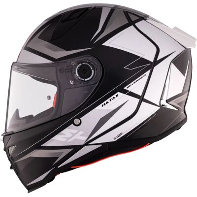 MT Helmets Revenge 2 S Hatax Schwarz-Grau-Weiß Integralhelm - Motorradhelm MT Helmets Revenge 2 S Hatax Schwarz-Grau-Weiß Integralhelm - Motorradhelm
