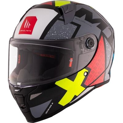 MT Helmets Revenge 2 S Light - Schwarz-Rot-Gelb - Integralhelm MT Helmets Revenge 2 S Light - Schwarz-Rot-Gelb - Integralhelm