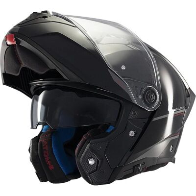 MT Helmets ATOM 2 SV Modularhelm - Schwarz - Motorradhelm MT Helmets ATOM 2 SV Modularhelm - Schwarz - Motorradhelm
