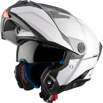 MT Helmets Atom 2 SV White - Motorcycle Helmet MT Helmets Atom 2 SV White - Motorcycle Helmet
