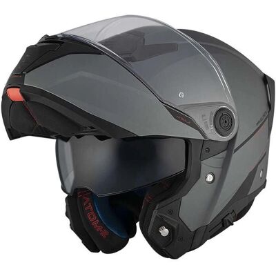 Casco MT Helmets Atom 2 SV Argento - Casco moto Casco MT Helmets Atom 2 SV Argento - Casco moto