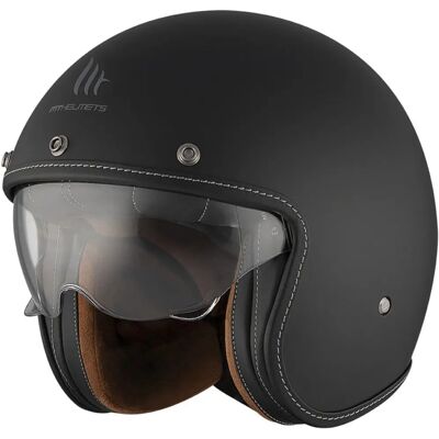 Casco nero solido MT Helmets Le Mans 2 SV - Moto Casco nero solido MT Helmets Le Mans 2 SV - Moto