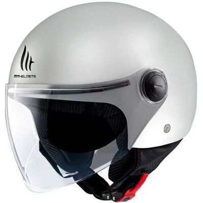 MT Helmets Street S Solido Weiß Helm - Motorradhelm nach Sicherheitsstandard MT Helmets Street S Solido Weiß Helm - Motorradhelm nach Sicherheitsstandard