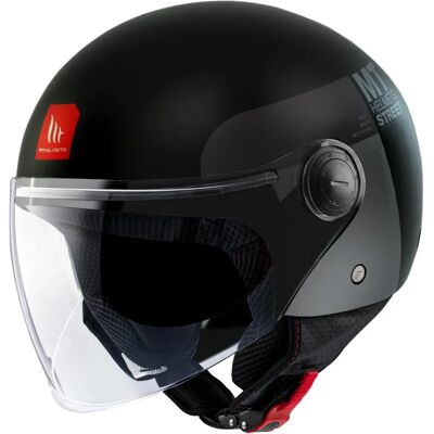 Casco Moto Jet MT Helmets D2 Grigio Bianco Mate - Casco moto Casco Moto Jet MT Helmets D2 Grigio Bianco Mate - Casco moto