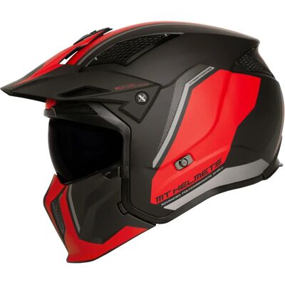 MT Helmets Streetfighter Sv Twin C5 - Abnehmbarer Kinnschutz, Klare Sonnenblende - Motorradhelm MT Helmets Streetfighter Sv Twin C5 - Abnehmbarer Kinnschutz, Klare Sonnenblende - Motorradhelm