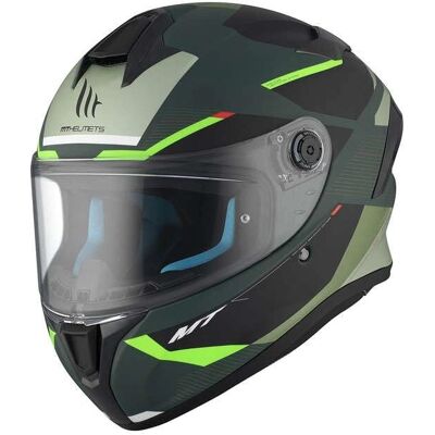 Casco Moto MT Targo S Kay C6 Verde Opaco - Casco Integrale Casco Moto MT Targo S Kay C6 Verde Opaco - Casco Integrale