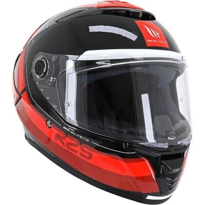 Casco integrale MT Helmets Thunder 4 SV - Rosso e Nero - Casco moto Casco integrale MT Helmets Thunder 4 SV - Rosso e Nero - Casco moto