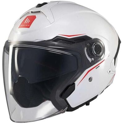 MT Helmets Cosmo SV Weiß Modularhelm - Helm MT Helmets Cosmo SV Weiß Modularhelm - Helm