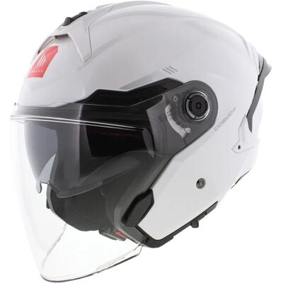 Casque modulable Cosmo SV blanc MT Helmets - Casque - Publicité Casque modulable Cosmo SV blanc MT Helmets - Casque - Publicité