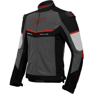 Veste Moto Seventy Degrees SD-JR60 - Noir-Rouge S - Publicité Veste Moto Seventy Degrees SD-JR60 - Noir-Rouge S - Publicité