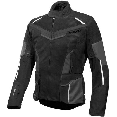 Veste Moto Seventy Degrees SD-JT70 - Noir gris blanc - M - Publicité Veste Moto Seventy Degrees SD-JT70 - Noir gris blanc - M - Publicité