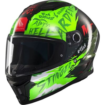 MT Helmets Stinger 2 Ardent Green - Motorcycle Helmet MT Helmets Stinger 2 Ardent Green - Motorcycle Helmet