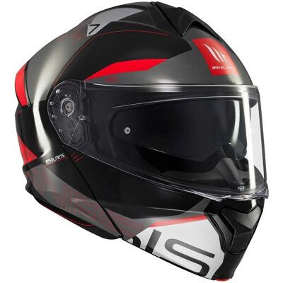 MT GENESIS - SV ATEMPO - Nero/Rosso - XS - Casco moto MT GENESIS - SV ATEMPO - Nero/Rosso - XS - Casco moto