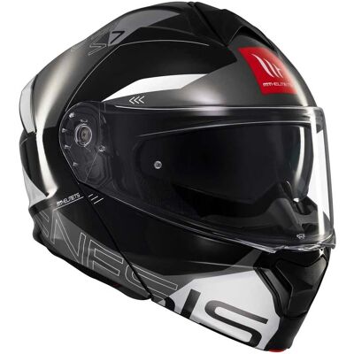 Mt Genesis Sv Atempo Helmet - XS Black/Grey Motorcycle Helmet Mt Genesis Sv Atempo Helmet - XS Black/Grey Motorcycle Helmet