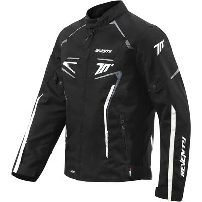 Giacca Seventy Degrees SD-JR65 Piston - Nero & Bianco - L Giacca Seventy Degrees SD-JR65 Piston - Nero & Bianco - L