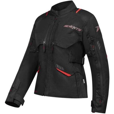 Seventy Degrees - SD-JT67 Tanami - Noir et rouge - Jacket - Publicité Seventy Degrees - SD-JT67 Tanami - Noir et rouge - Jacket - Publicité