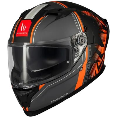 Casco moto MT Helmets Braker SV Charm - Nero/Arancione Opaco Casco moto MT Helmets Braker SV Charm - Nero/Arancione Opaco