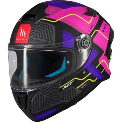 Casco moto MT Targo S Brik - Casco Rosa/Nero Casco moto MT Targo S Brik - Casco Rosa/Nero