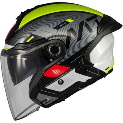 MT Cosmo SV Silence black-fluorescent yellow L - Motorcycle Helmet MT Cosmo SV Silence black-fluorescent yellow L - Motorcycle Helmet