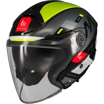 MT Cosmo SV Silence noir-fluorescent jaune L - Casque moto - Publicité MT Cosmo SV Silence noir-fluorescent jaune L - Casque moto - Publicité