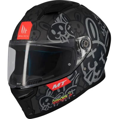 MT Stinger 2 RAM F1 schwarz-grau XL Motorradhelm MT Stinger 2 RAM F1 schwarz-grau XL Motorradhelm