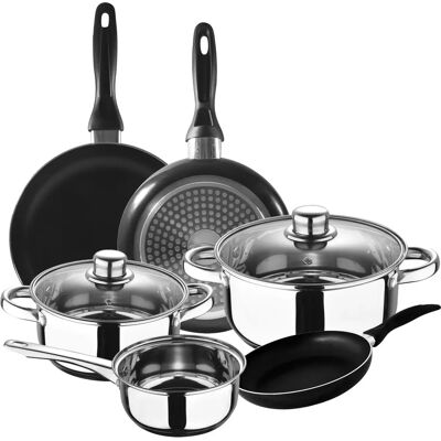 Set di Cucina San Ignacio - 5 Pezzi con 3 Utensili - Acciaio Inox Set di Cucina San Ignacio - 5 Pezzi con 3 Utensili - Acciaio Inox