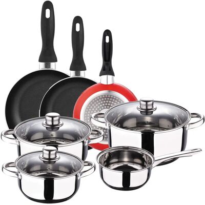 Juego de Cocina de Acero Inoxidable Brandsonline Juego de Cocina de Acero Inoxidable Brandsonline