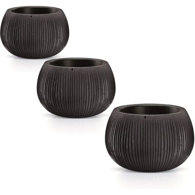Wellhome Beton Bowl S Pot de Fleurs - 3 Unités - Pot de fleurs - Publicité Wellhome Beton Bowl S Pot de Fleurs - 3 Unités - Pot de fleurs - Publicité