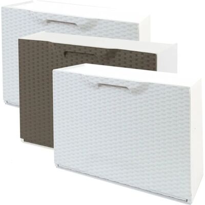 WELLHOME - Pack 3 - Bianco - Marrone - Shoe rack WELLHOME - Pack 3 - Bianco - Marrone - Shoe rack