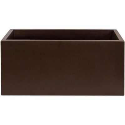 Jardinère en polyéthylène bronze WellHome 60x20x20cm - Publicité Jardinère en polyéthylène bronze WellHome 60x20x20cm - Publicité