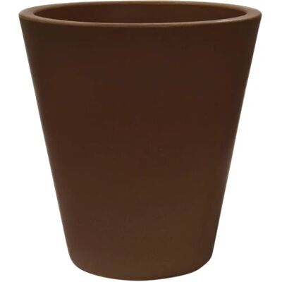 Maceta WELLHOME Corsa 50cm Bronce para Jardín Interior y Exterior Maceta WELLHOME Corsa 50cm Bronce para Jardín Interior y Exterior