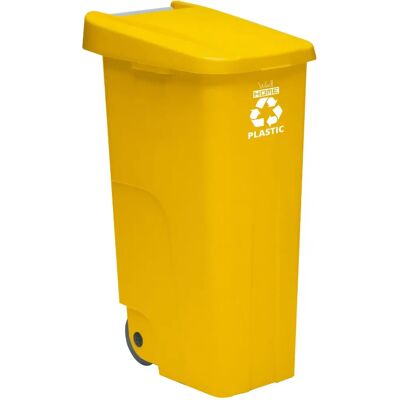 Conteneur WellHome Recyclo - 110L - Durable en plastique - Publicité Conteneur WellHome Recyclo - 110L - Durable en plastique - Publicité
