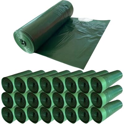 WELLHOME 500 Sacchetti Riciclati - 30L, Verde WELLHOME 500 Sacchetti Riciclati - 30L, Verde