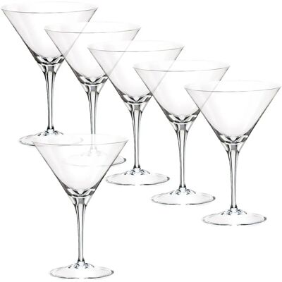 Bergner - Vasos de cristal - 6pc 35cl - Set de copas de cóctel Bergner - Vasos de cristal - 6pc 35cl - Set de copas de cóctel