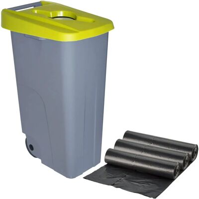 WELLHOME Contenitore Riciclo 110L - Contenitore rifiuti WELLHOME Contenitore Riciclo 110L - Contenitore rifiuti