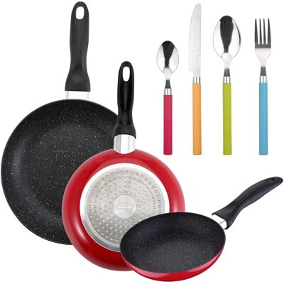 Set di padelle e posate San Ignacio - Set cucina Set di padelle e posate San Ignacio - Set cucina