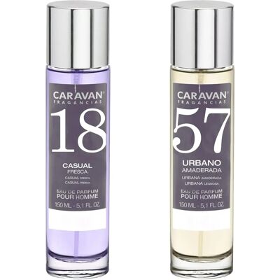 Set di Profumi Caravan No57 e No18 - Per Uomo Set di Profumi Caravan No57 e No18 - Per Uomo