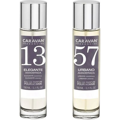 Set di Profumi Caravan No57 & No13 - Uomo Trasparente Set di Profumi Caravan No57 & No13 - Uomo Trasparente