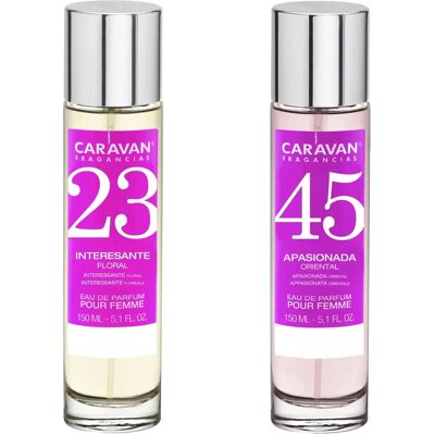 Set di Profumi Caravan No45 e No23 - Donna Trasparente Set di Profumi Caravan No45 e No23 - Donna Trasparente