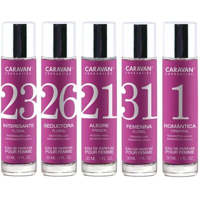 Set di Profumi Caravan - No1, No21, No23, No26, No31 Set di Profumi Caravan - No1, No21, No23, No26, No31