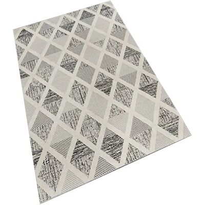 Tapis en polyester multicolore WELLHOME Rhombus 60x100cm - Publicité Tapis en polyester multicolore WELLHOME Rhombus 60x100cm - Publicité