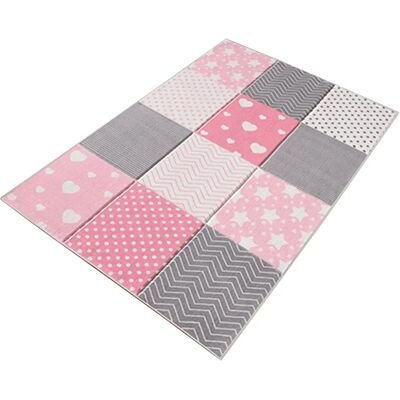 Tapis multicolore WELLHOME - 120x180cm - Polyester Tapis multicolore WELLHOME - 120x180cm - Polyester