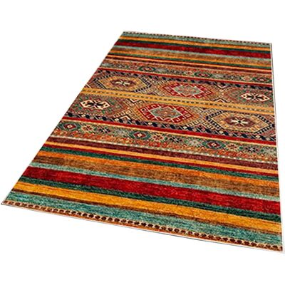 Wellhome Peruvian Mehrfarbige Teppich - Digital, Antibakteriell - 140x220cm Wellhome Peruvian Mehrfarbige Teppich - Digital, Antibakteriell - 140x220cm