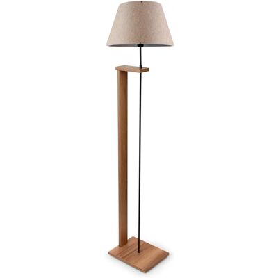 Lampada da terra Wellhome - 150cm, E27 Max 60W, Beige - Lampada da terra Lampada da terra Wellhome - 150cm, E27 Max 60W, Beige - Lampada da terra