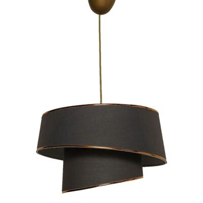 Lampada a Soffitto WellHome Ness - Paralume in tessuto, 32cm Ø Lampada a Soffitto WellHome Ness - Paralume in tessuto, 32cm Ø
