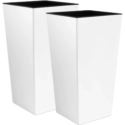 Pot de fleurs Urbi de Brandsonline - 26,6L, Blanc, Intérieur Liner - Publicité Pot de fleurs Urbi de Brandsonline - 26,6L, Blanc, Intérieur Liner - Publicité
