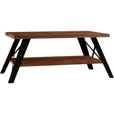 Table Basse Multifonction Wellhome - Noyer Table Basse Multifonction Wellhome - Noyer
